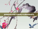 虚拟货币定义是什么意思(什么是虚拟的货币)