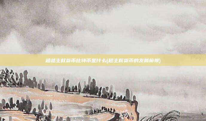 超越主权货币比特币是什么(超主权货币的发展前景)