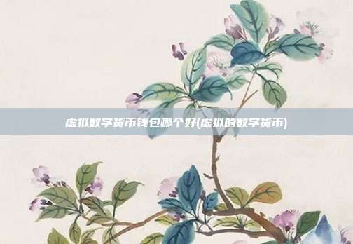 虚拟数字货币钱包哪个好(虚拟的数字货币)