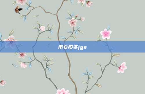 币安投资jgn