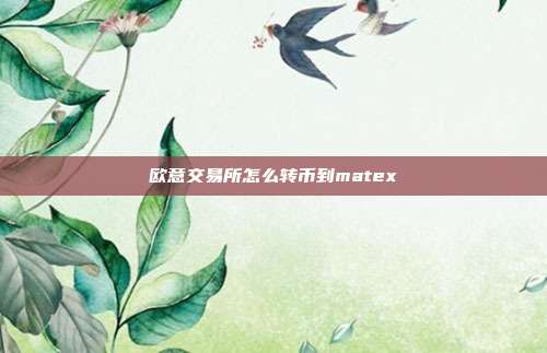 欧意交易所怎么转币到matex