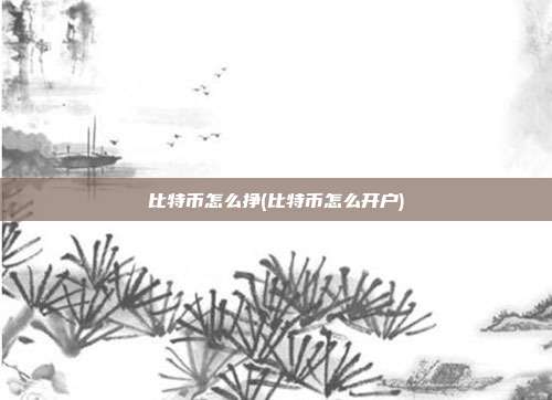 比特币怎么挣(比特币怎么开户)