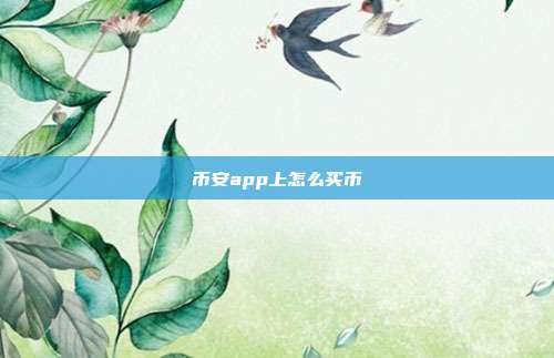 币安app上怎么买币