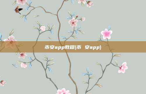 币安app教程(币 安app)