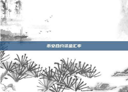 币安合约资金汇率