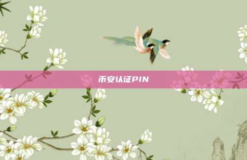 币安认证PIN