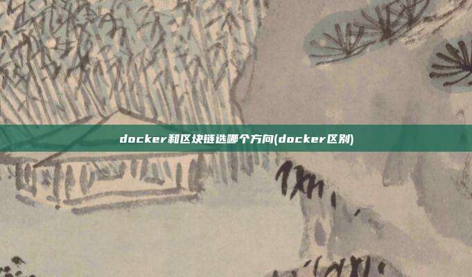 docker和区块链选哪个方向(docker区别)