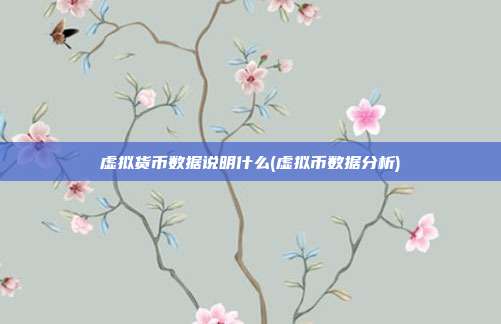 虚拟货币数据说明什么(<a href=